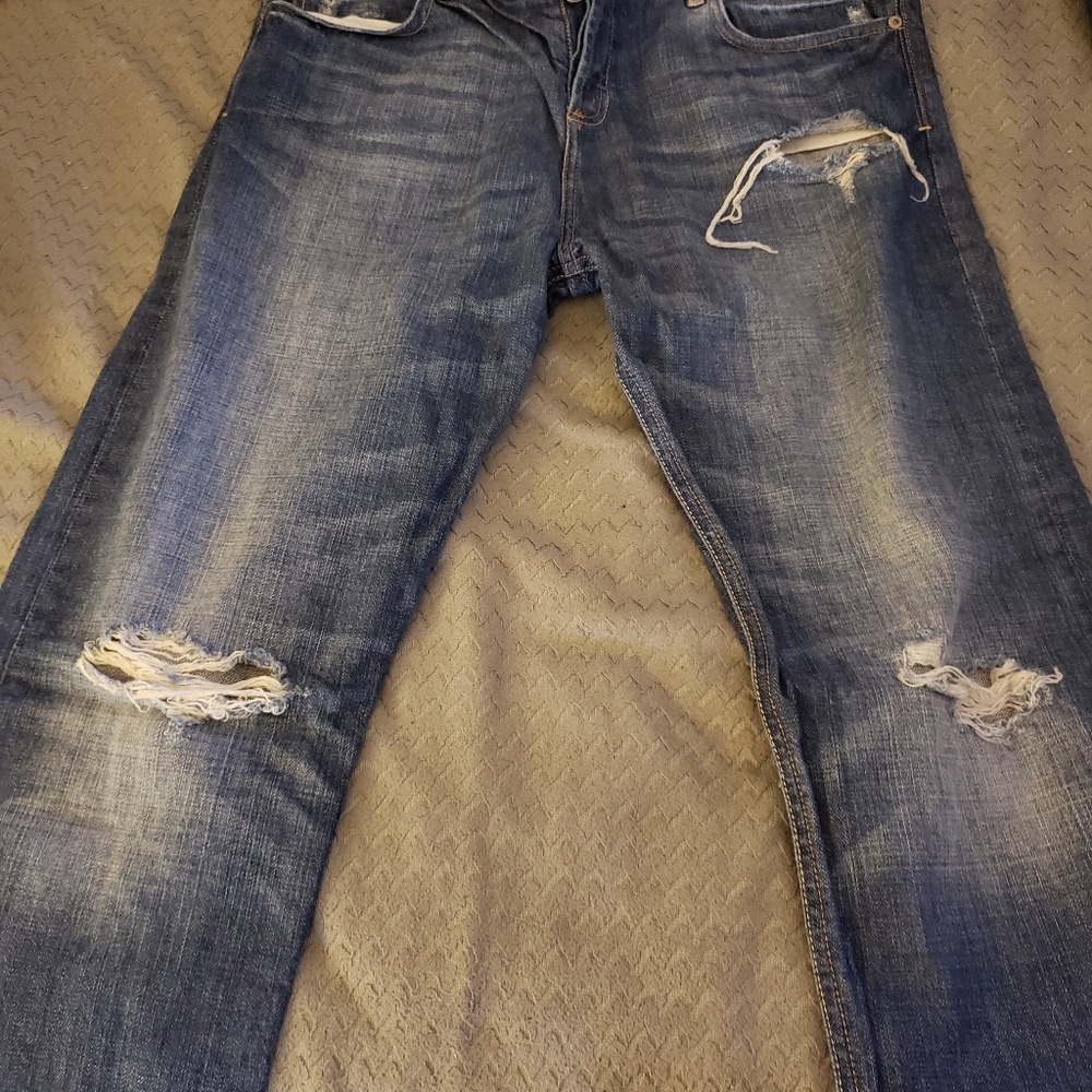 Brand new destroyed jeans